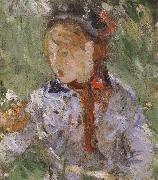 Berthe Morisot Detail of  The woman and children are in the park oil painting reproduction